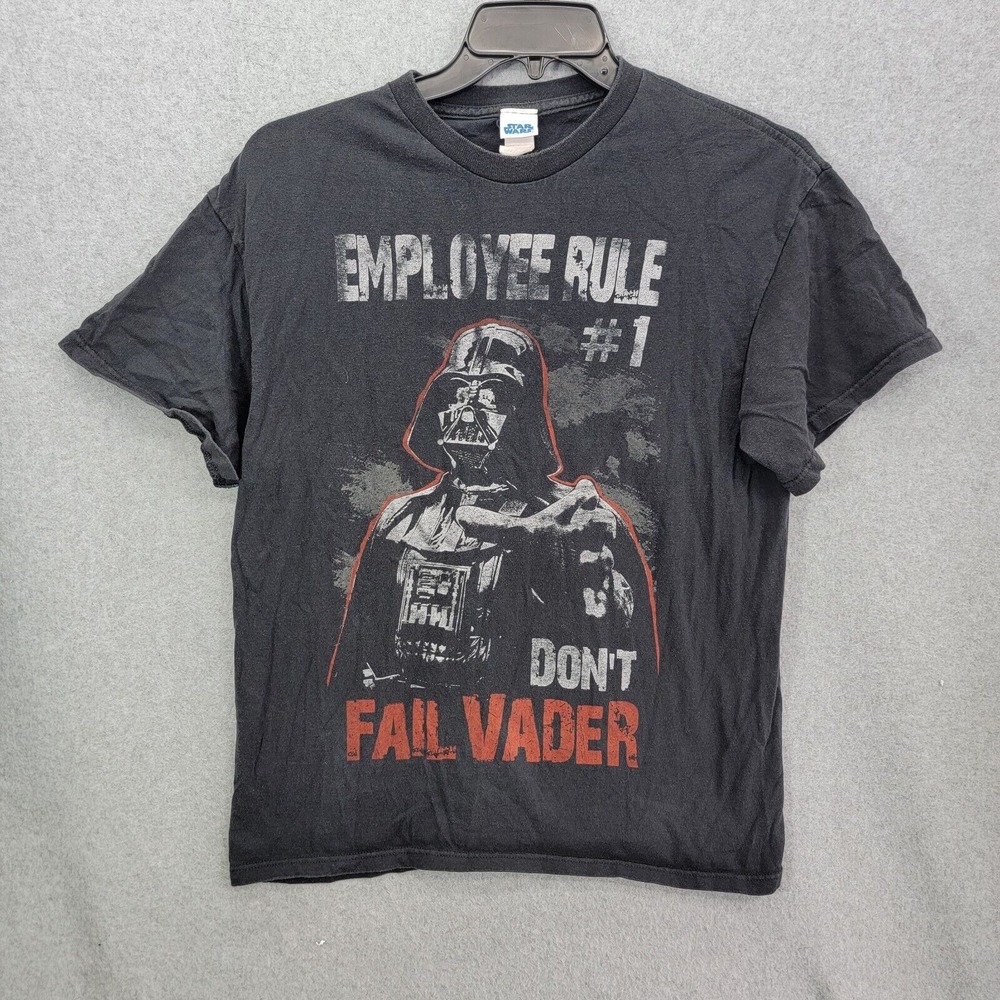 Star Wars shirt adult large Darth Vader "Employee Rule #1 Don't Fail Vador"